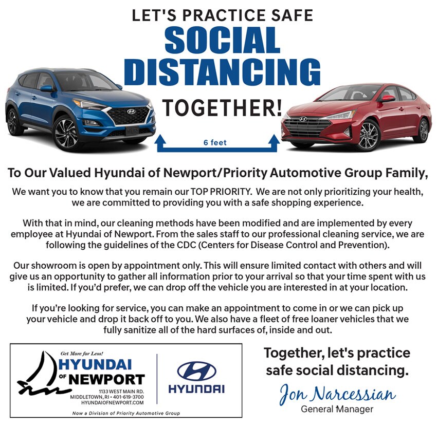 Hyundai of Newport COVID-19 Update - Social distancing.jpg