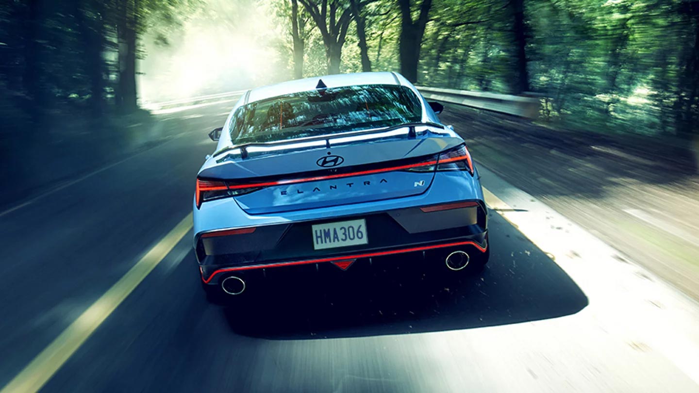 2025 Hyundai Elantra N back 2025 Hyundai Elantra N back