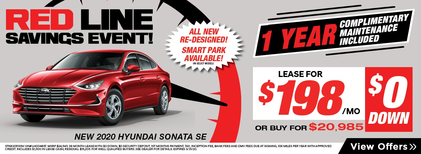 2020 Sonata Lease Deal in Yonkers