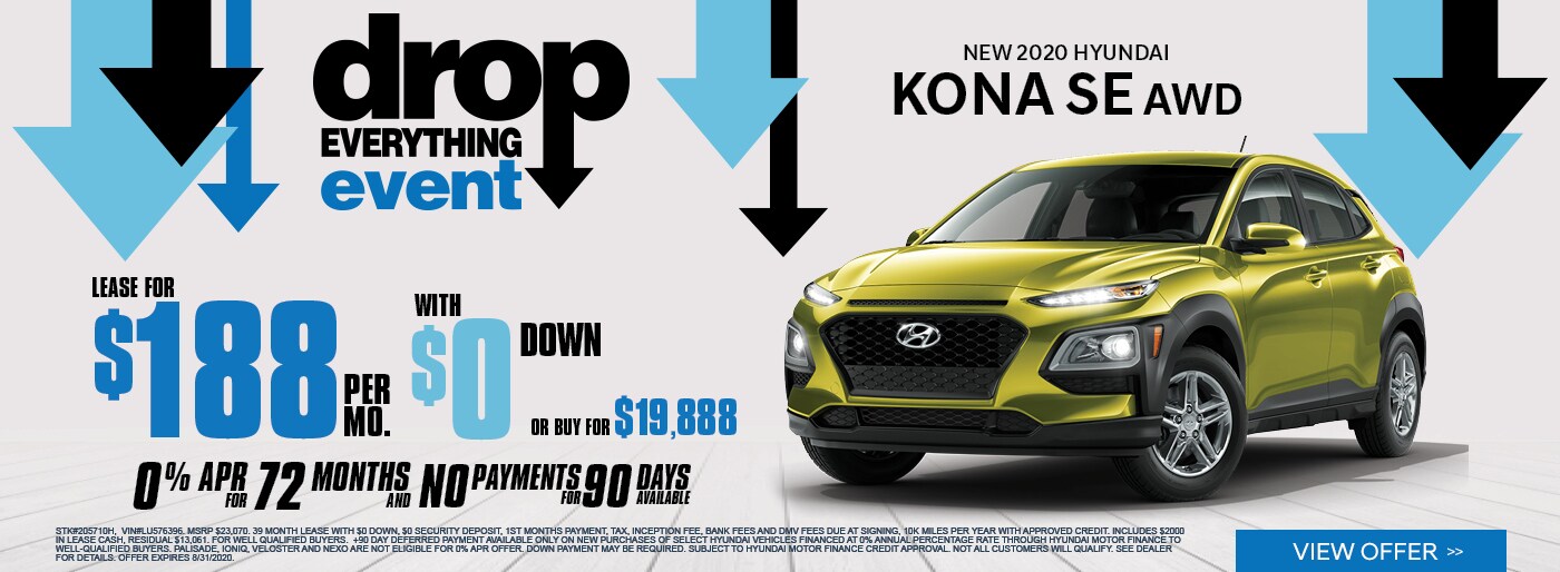 New 2020 Hyundai Kona Lease Deal NY