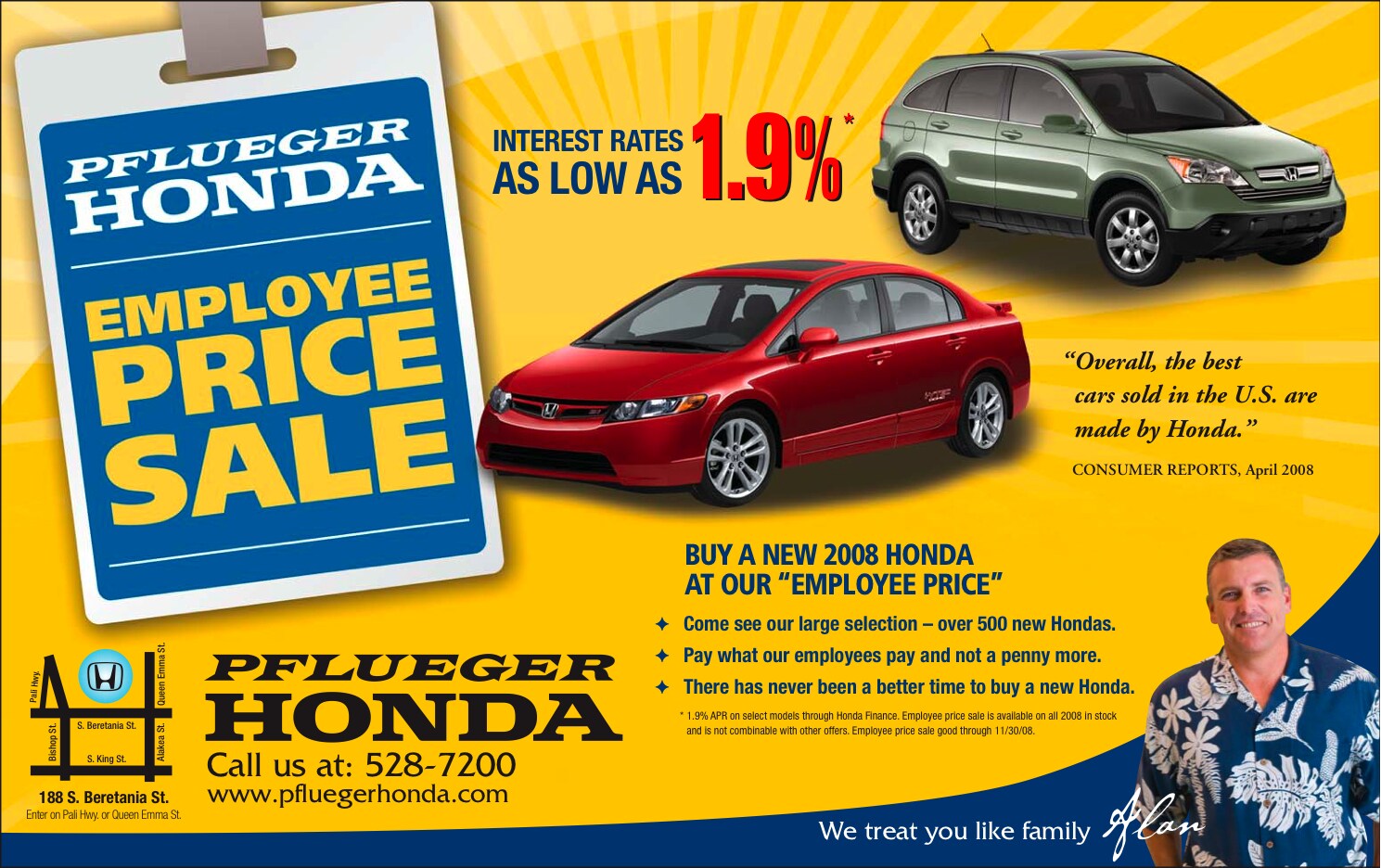 Employee Pricing Sale