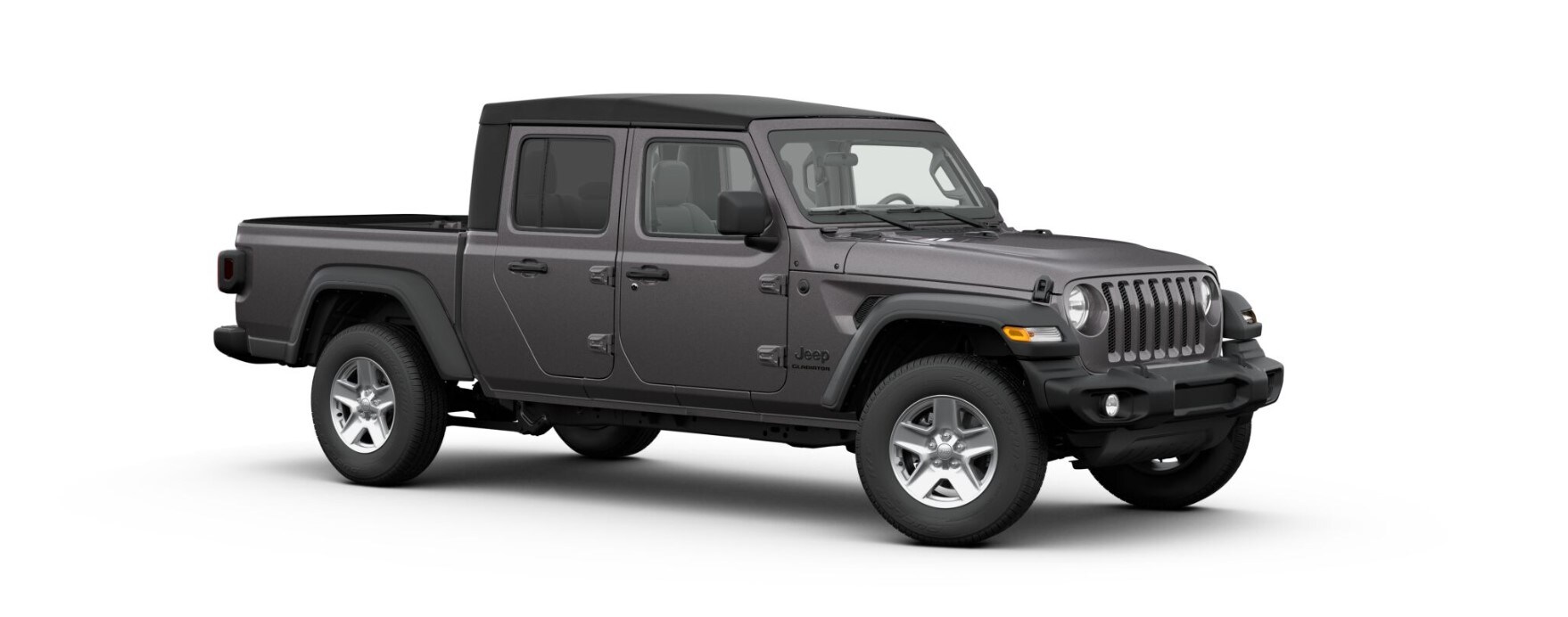 2020 Jeep Gladiator Sport S 4x4 Front Gray Exterior