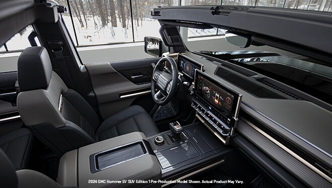 2024 GMC Hummer EV SUV and Pickup Truck Cabin Features