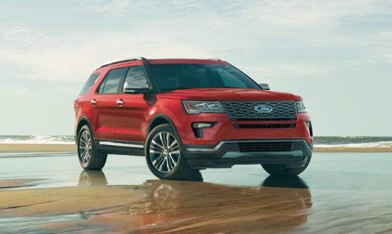 2019 Ford Explorer 2019 Ford Explorer on beach
