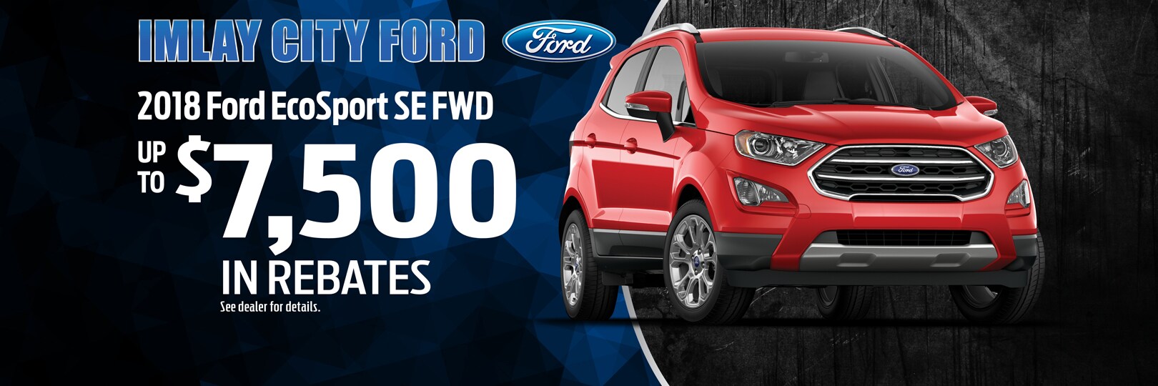 2018 Ford EcoSport SE FWD Imlay