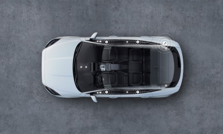 2020 Jaguar E-PACE interior top view