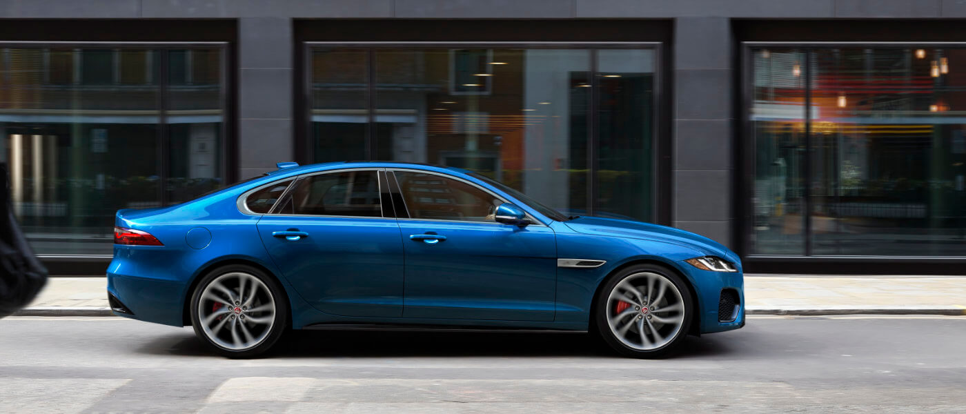 2024 Jaguar XF parked in city side view