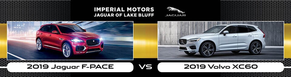 2019 Jaguar F-PACE vs.2019 Volvo XC60 2019 Jaguar F-PACE vs.2019 Volvo XC60