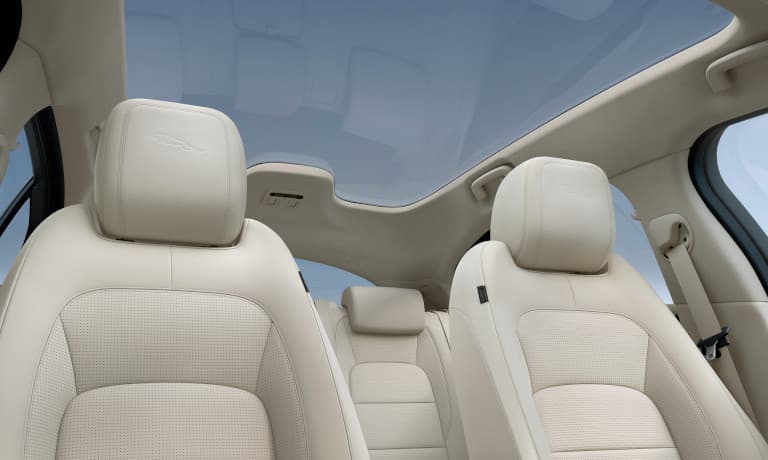 2020 Jaguar I-PACE interior sunroof view