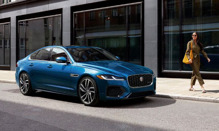 2024 Jaguar XF parked on city street