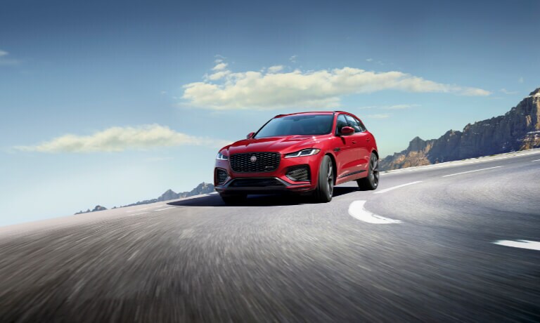 2021 Jaguar F-PACE driving