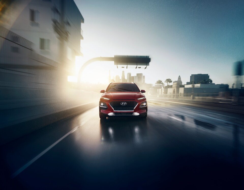 New Hyundai Kona Red Front View