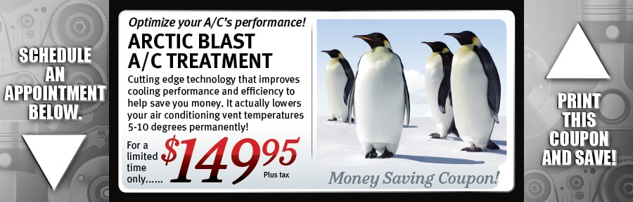 Infiniti Artic Blast A/C Treatment