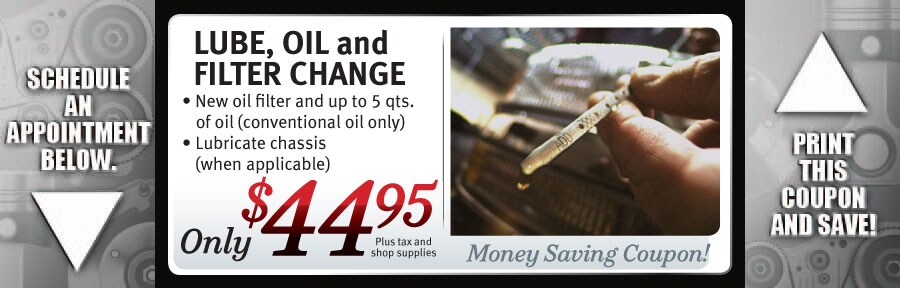 Lube, Oil & Filter Change