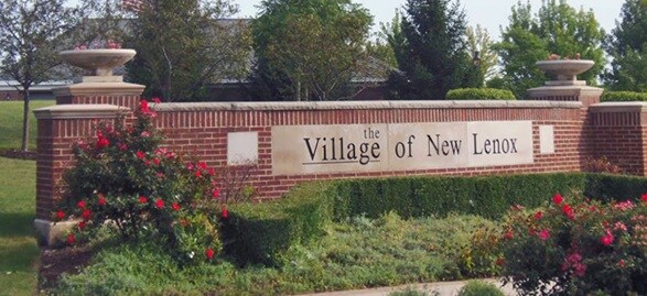 The New Lenox Sign Near Dealership