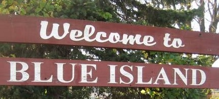 Welcome Sign For Blue Island IL