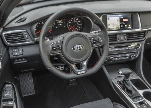 Interior of 2016 Optima