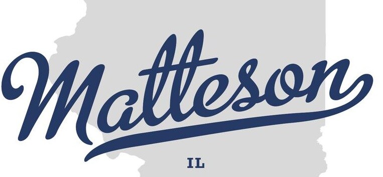 Matteson IL Welcome Sign Near Dealership