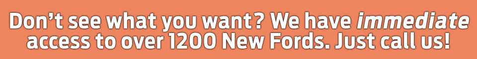 Over 1,200+ New Ford Vehicles Available from our KDG Ford Dealer
Network :: Call Us!
