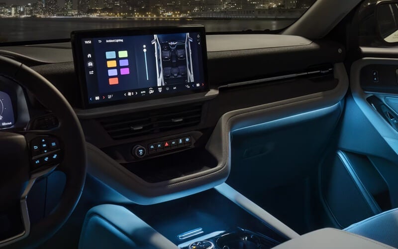 2025 Ford Explorer interior tech