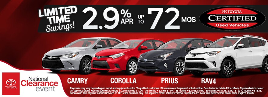 certified toyotas