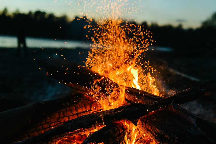Waterfront Bonfire