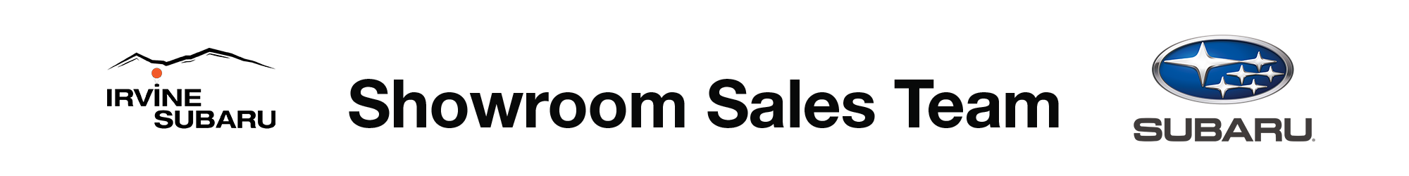 Showroom Sales Team Banner