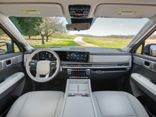 2025 Hyundai Santa Fe view of dash