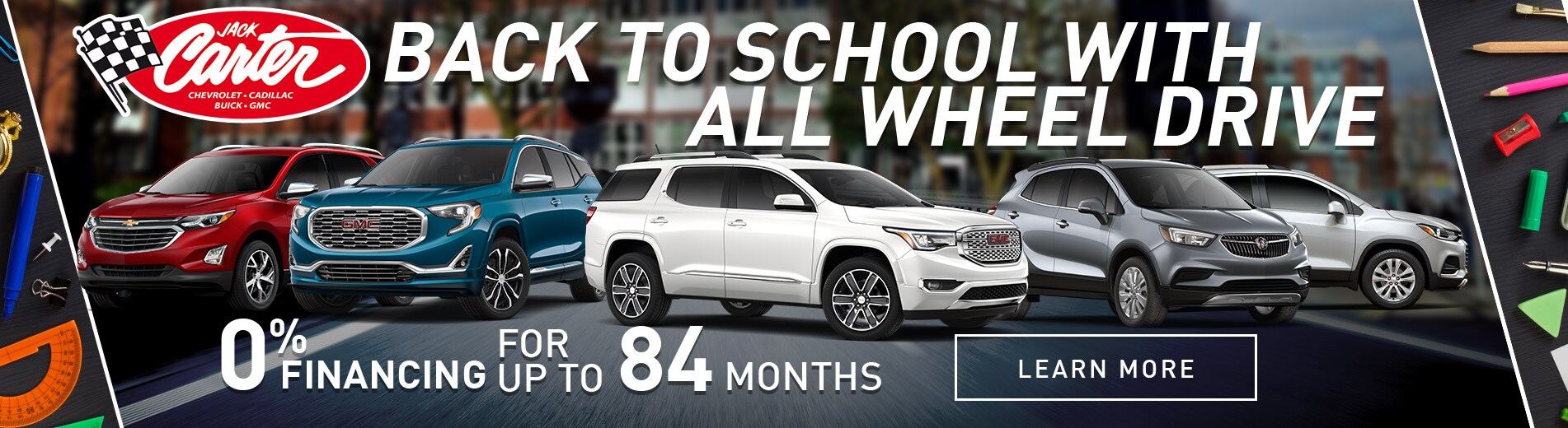 Back To School With All Wheel Drive and Jack Carter