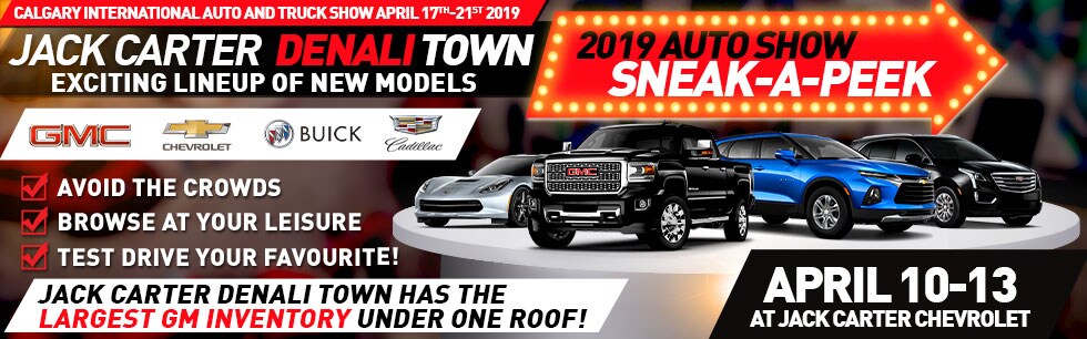 Jack Carter Chevrolet Auto Show Sneak a Peek