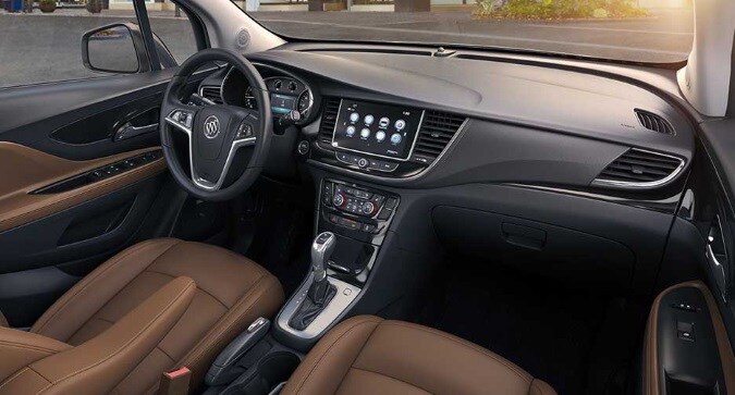 Interior of 2018 Buick Encore at Jack Carter in Calgary.JPG