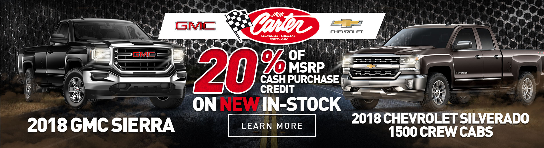 Find Your 2018 1500 Sierra or Silverado at Jack Carter Chevrolet