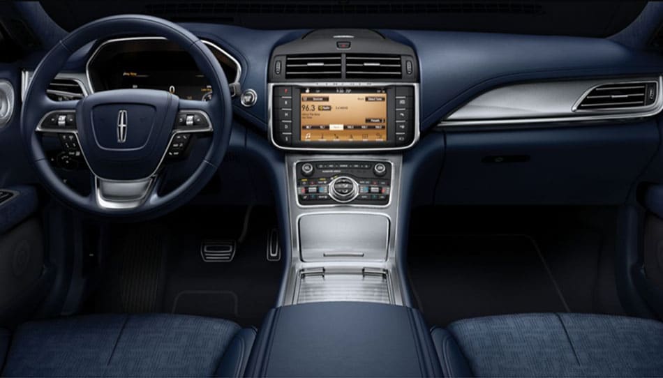 The luxurious interior of the 2019 Lincoln Black Label Continental