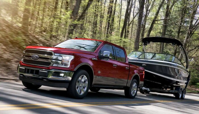 The 2019 Ford F-150 is a high performance pickup truck