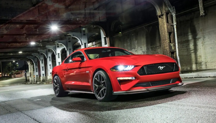 The strong exterior of the 2019 Ford Mustang available at Jack Demmer Ford near Livonia, MI