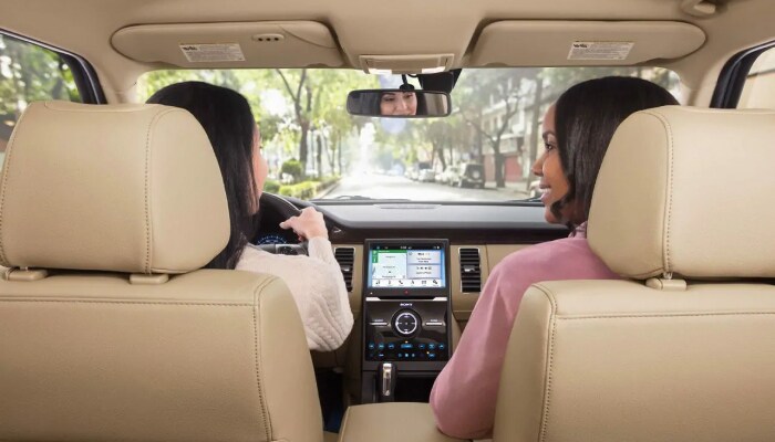 The spacious interior of the 2019 Ford Flex