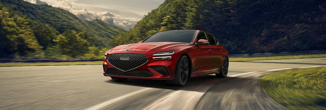 3 Main Benefits of Using OEM Parts for Your Vehicle at Genesis of York | G70 taking turn on race track