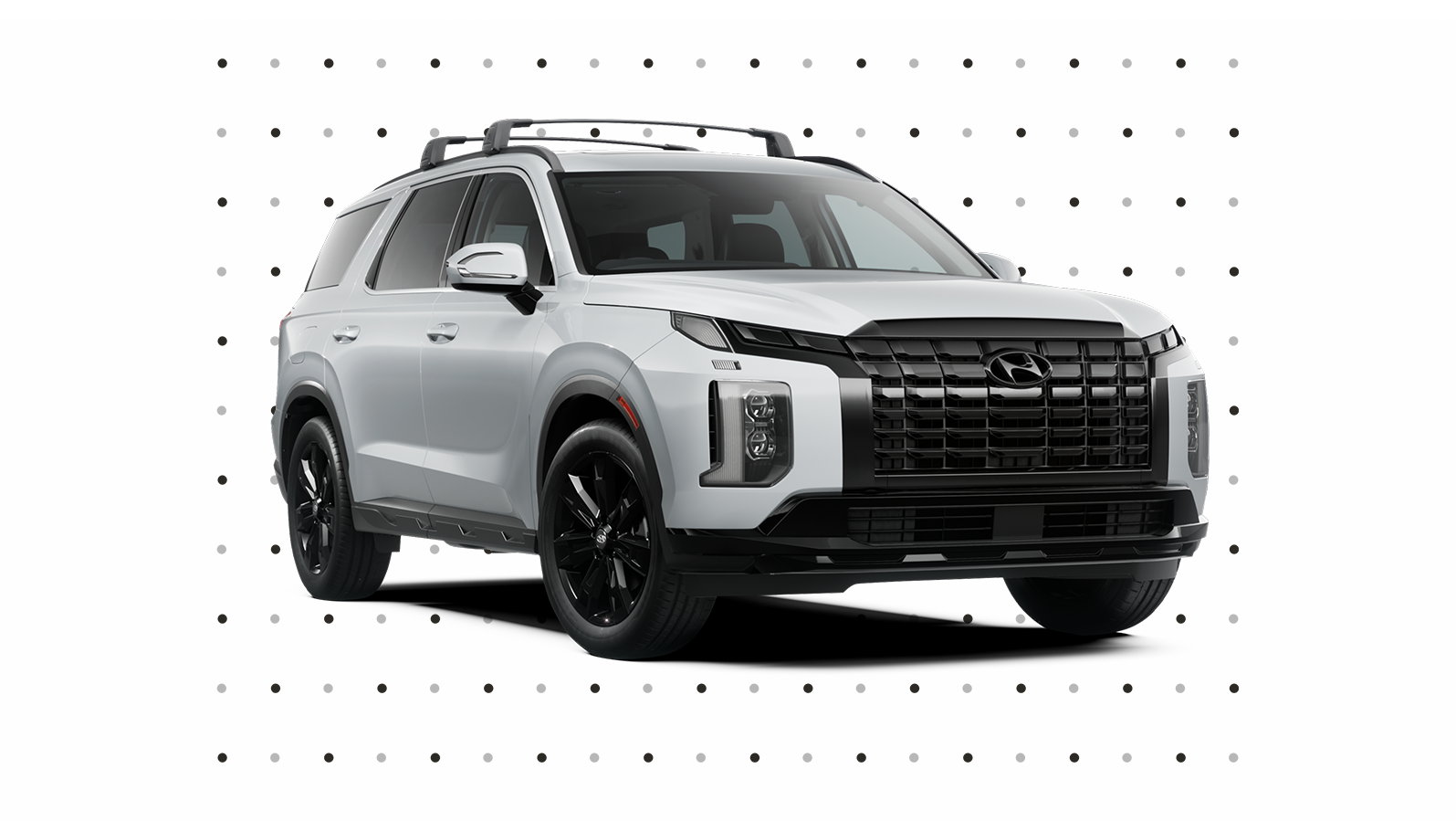 Best Time To Buy At Jack Giambalvo Hyundai in York, PA | Front view of a white 2023 Hyundai Palisade
