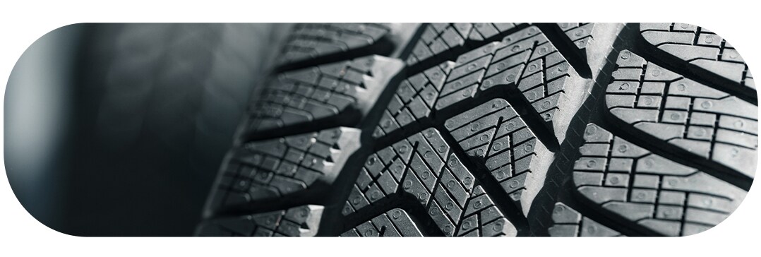 How to check your tires' health at Jack Giambalvo Hyundai | Close-up of tire tread from tires lined up