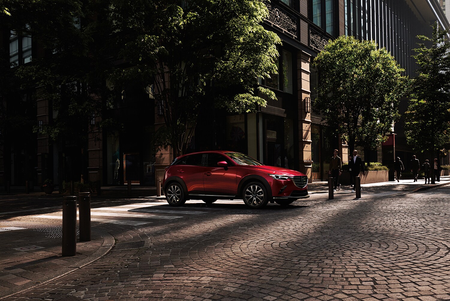 3 Main Benefits of Using OEM parts for your vehicle at Jack Giambalvo Mazda of York | 2019 Mazda CX-3 driving through the city