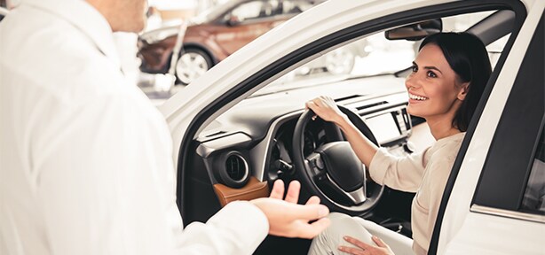 Jack Giambalvo Hyundai is a Hyundai Dealership in York near East York, PA | Customer in car smiling
