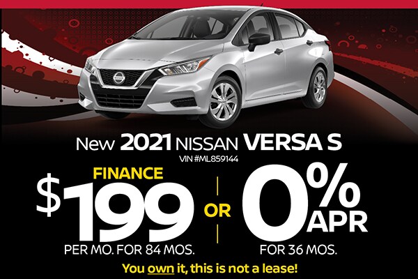 Jackie Cooper Nissan Versa Special