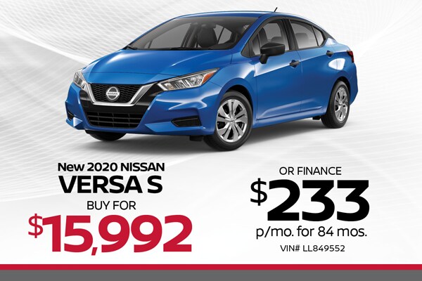 Jackie Cooper Nissan Versa Special