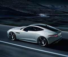 F-TYPE Used car from Crown Jaguar in motion.