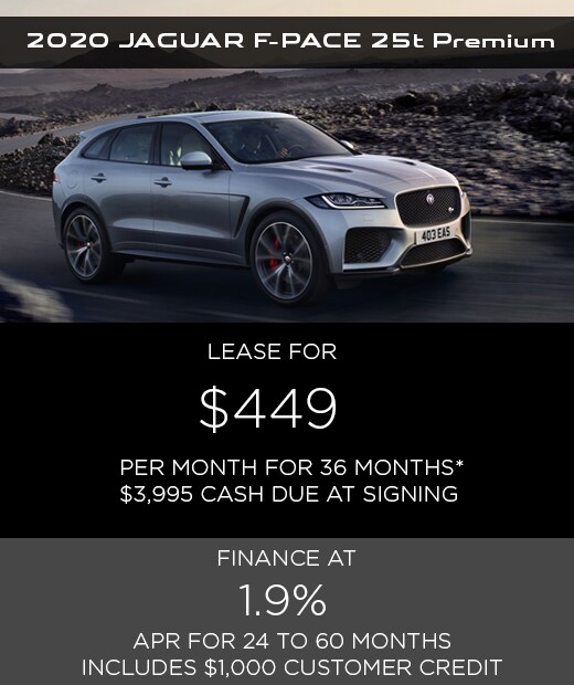 2020 jaguar f-pace 25t pemium finance offer click to view inventory