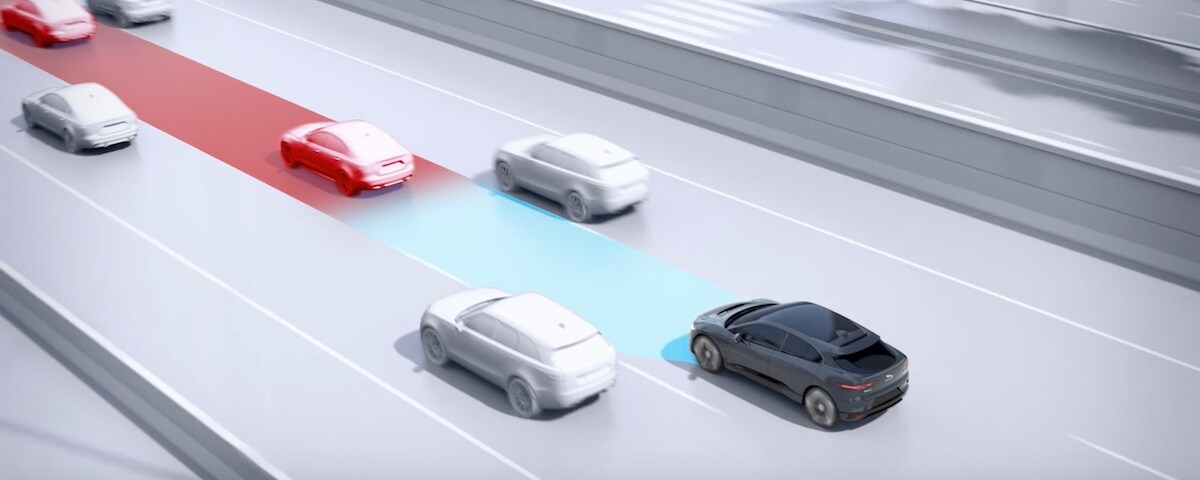 Jaguar Adaptive Cruise Control Jaguar Adaptive Cruise Control Demonstration