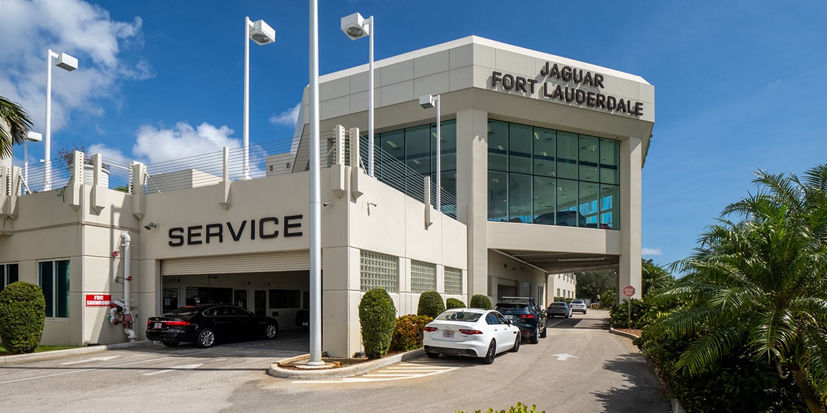 Exterior view of Jaguar Fort Lauderdale Exterior view of Jaguar Fort Lauderdale