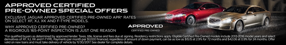 Approved APR Financing rates for select cpo