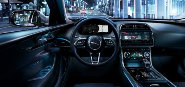 Jaguar XE driver
controls