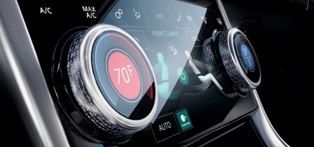 Jaguar XE center
console